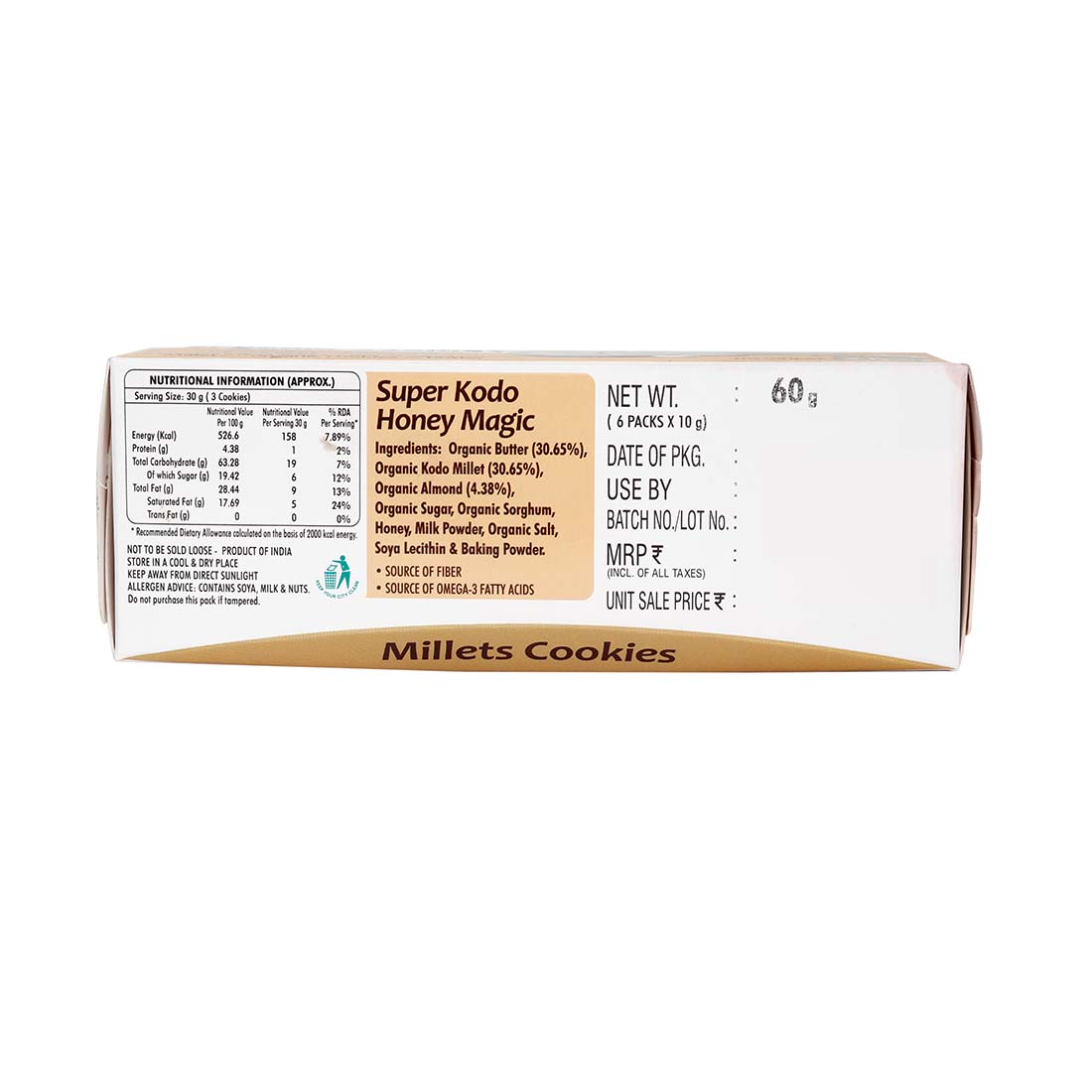 SUPER KODO HONEY MAGIC - Caveman Organic Cookies image 1
