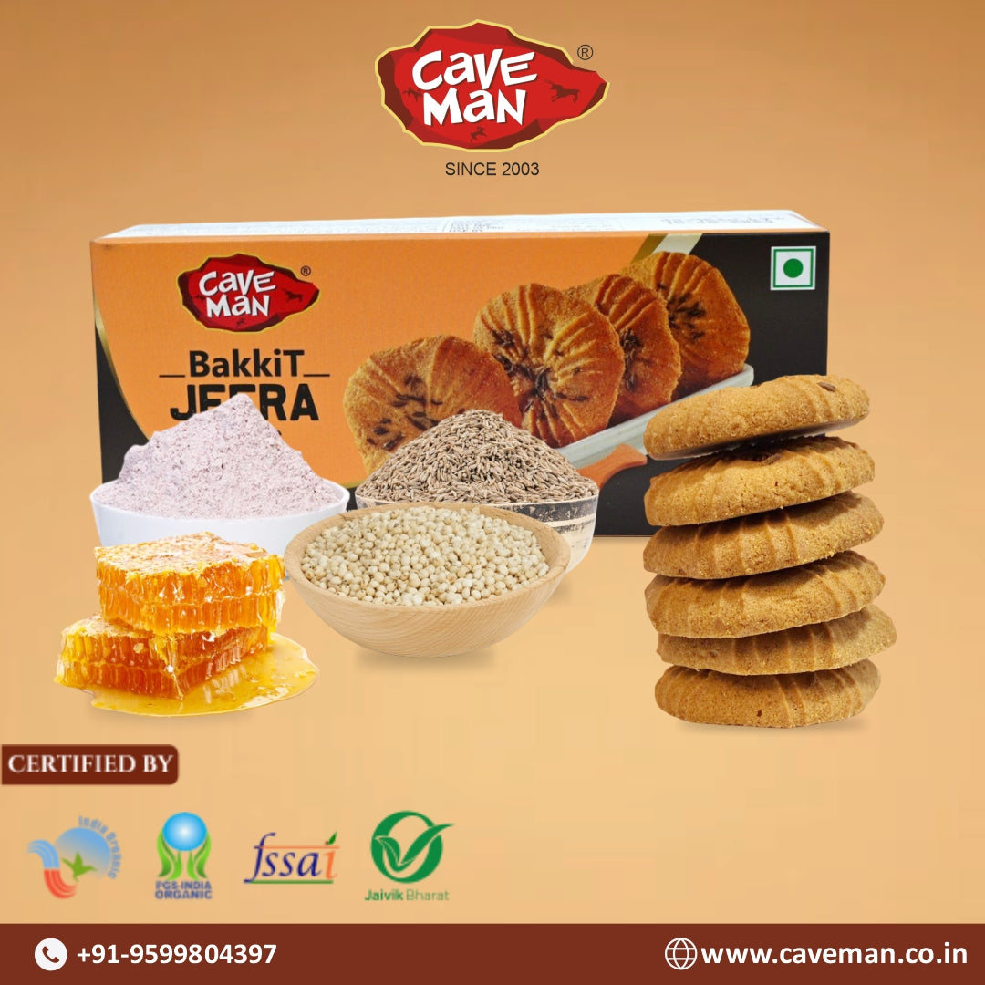 Caveman Bakkit Jeera Millet cookies image 2
