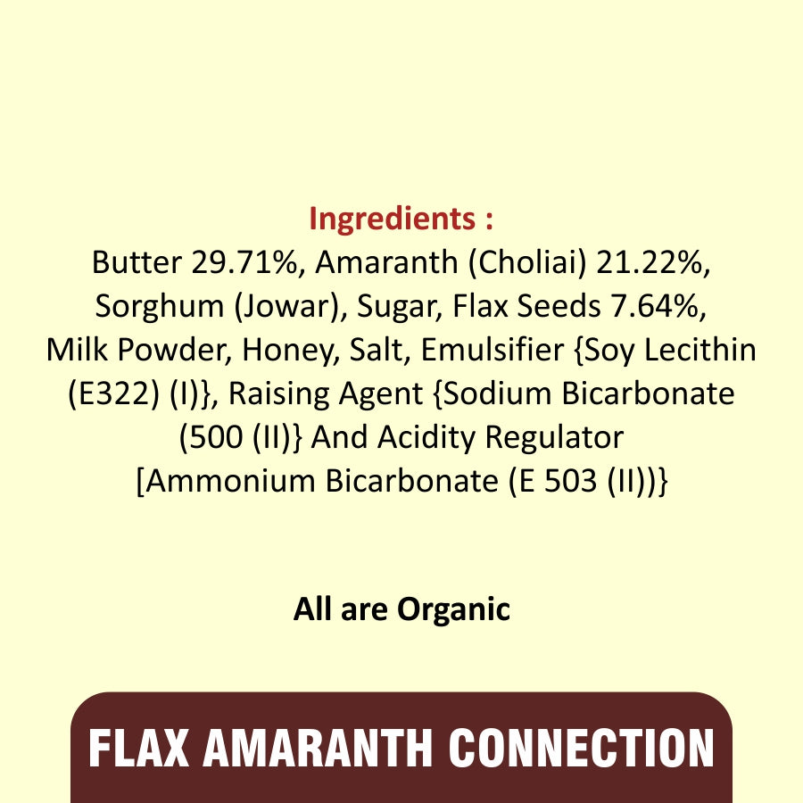 FLAX AMARANTH CONNECTION – Caveman Organic Cookies image 3