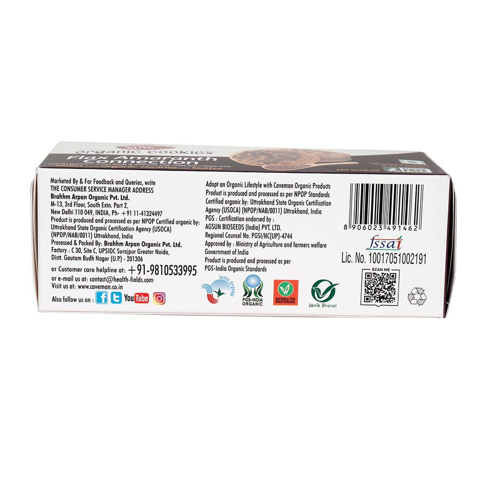FLAX AMARANTH CONNECTION – Caveman Organic Cookies image 1