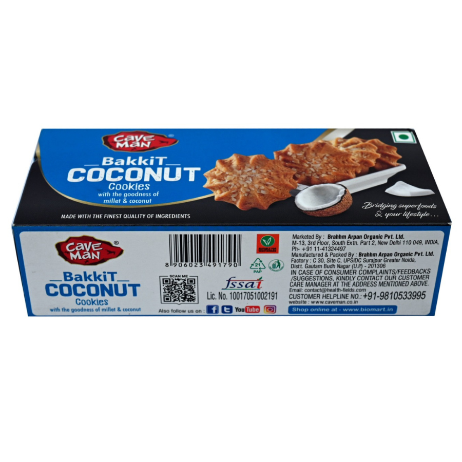 Caveman Bakkit Coconut Millet Cookies image 1