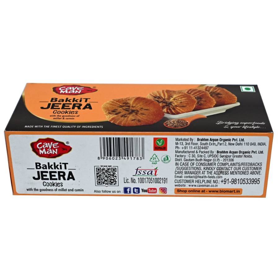Caveman Bakkit Jeera Millet cookies image 3