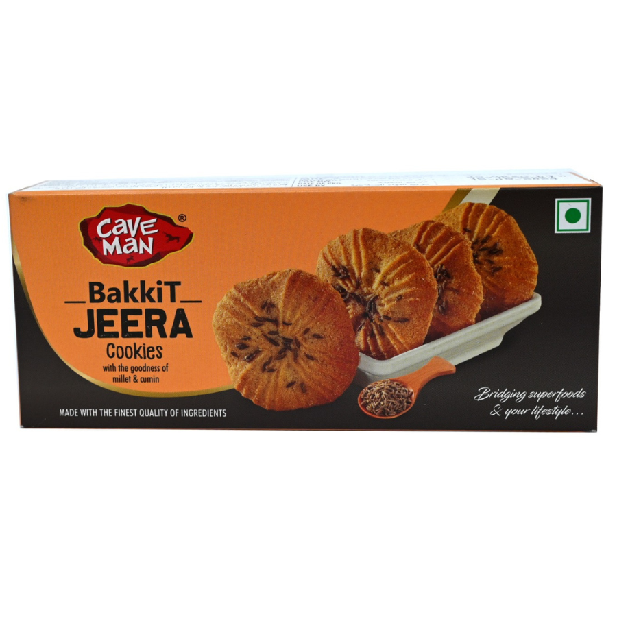 Caveman Bakkit Jeera Millet cookies