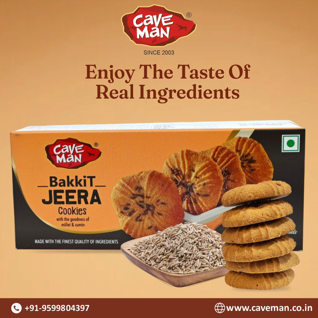Caveman Bakkit Jeera Millet cookies image 0